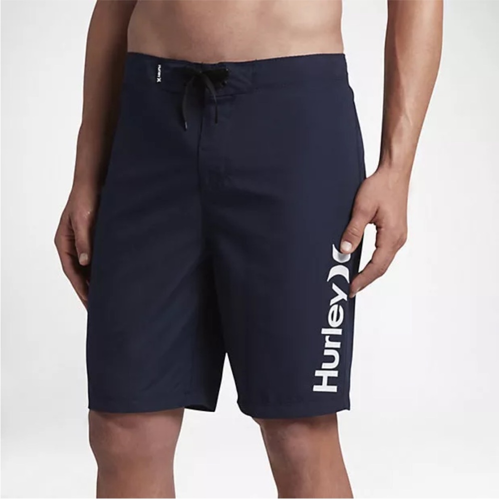 Hurley Boardshorts Men's Size 30 One and Only 2.0 21" Black